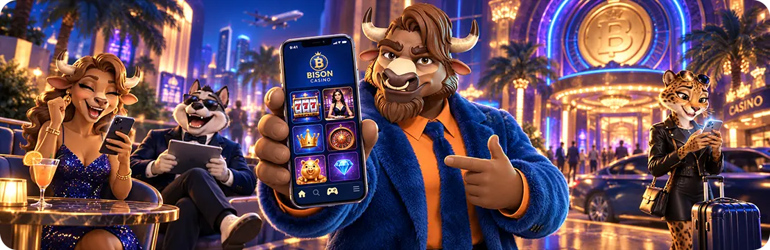 Bison Casino mobile app
